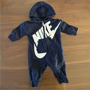 Nike Dark Blue Kids Footie One Piece